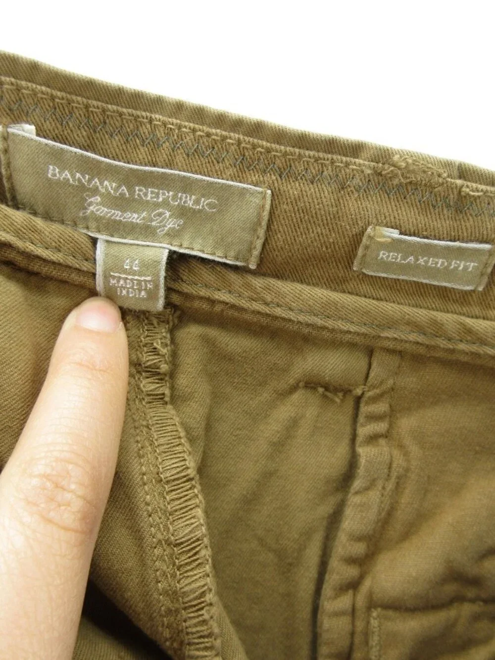 Banana Republic Shorts 44 Garment Dye Relaxed Fit Chino Heritage NEW
